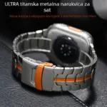 Bracelete em aco inoxidavel para Apple Watch, iWatch S11