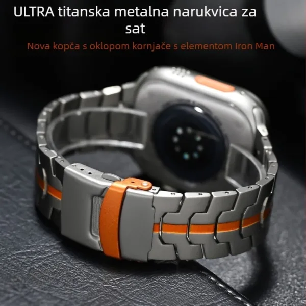 Bracelete em aco inoxidavel para Apple Watch, iWatch S11 Bracelete em aco inoxidavel para Apple Watch, iWatch S11