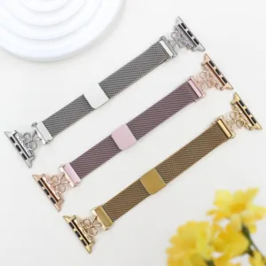Bracelete magnetica para Apple Watch Steel, iwatch45678/SE