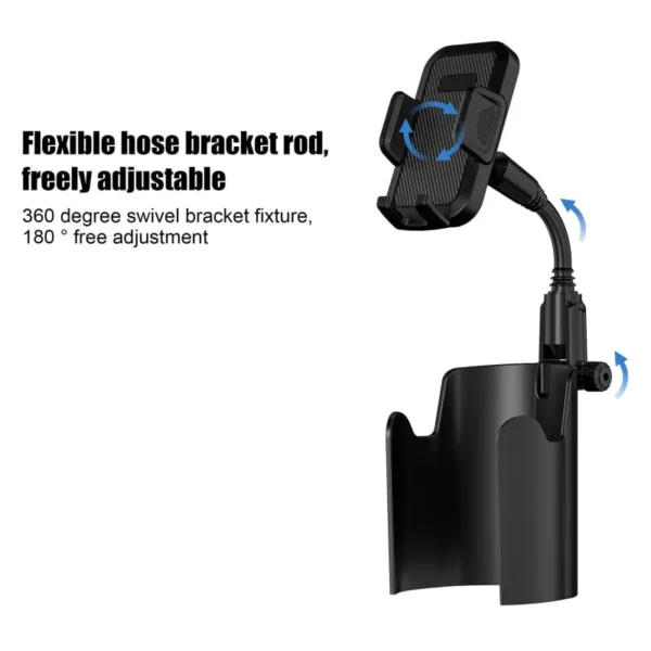Suporte auto para telemovel e tablet porta-copos Suporte auto para telemovel e tablet porta-copos