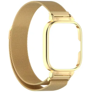 Capa protetora milanesa em aco inoxidavel para Redmi Watch 4 i 5, Redmi Watch 5 eSIM metalni magnetski milanski