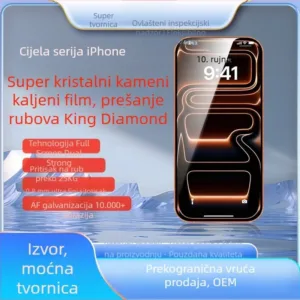 Pel?cula de vidro temperado para iPhone 16 - privacidade