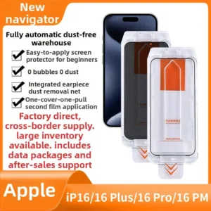 Pel?cula de vidro temperado para iPhone 16 - privacidade
