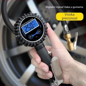 Medidor digital de pressão para pneus