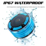 Coluna Bluetooth compacta com luz LED