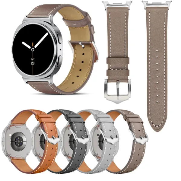 Bracelete em couro para Samsung Watch 8/7 Bracelete em couro para Samsung Watch 8/7