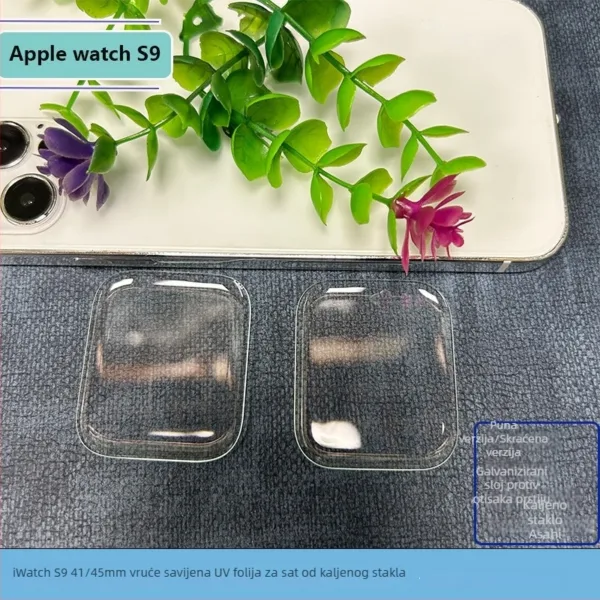 Pelicula de vidro em vidro temperado para Apple Watch S9 Pelicula de vidro em vidro temperado para Apple Watch S9