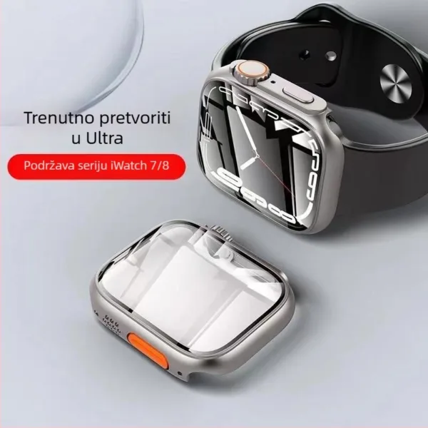 Pelicula de vidro em vidro temperado para Apple Watch kompatibilno, iWatch 7/8 Pelicula de vidro em vidro temperado para Apple Watch kompatibilno, iWatch 7/8