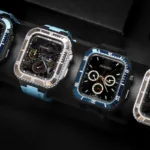 Bracelete em aco inoxidavel para Apple Watch S8, iWatch serija
