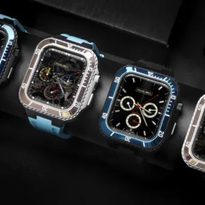 Bracelete em aco inoxidavel para Apple Watch S8, iWatch serija