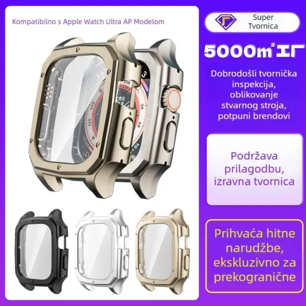Pelicula de vidro em vidro temperado para Apple Watch i, Apple Watch Ultra Pelicula de vidro em vidro temperado para Apple Watch i, Apple Watch Ultra