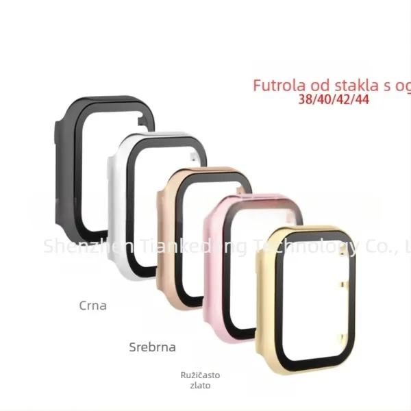 Pelicula de vidro em vidro temperado para Apple Watch Series 5 Pelicula de vidro em vidro temperado para Apple Watch Series 5
