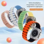 Bracelete de silicone magnetica para Apple Watch, Apple Watch Ultra 2