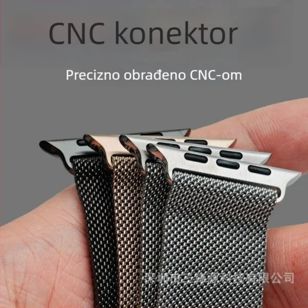 Bracelete milanesa magnetica para Apple Watch S10, iWatch S9 Bracelete milanesa magnetica para Apple Watch S10, iWatch S9