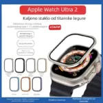 Pelicula de vidro em aco inoxidavel para Apple Watch Ultra