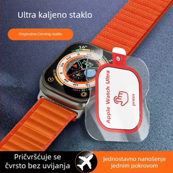Pelicula de vidro em vidro temperado para Apple Watch Ultra 2/Ultra Pelicula de vidro em vidro temperado para Apple Watch Ultra 2/Ultra