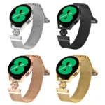 Bracelete milanesa em aco inoxidavel para Samsung Watch 7, Huawei Watch 2 i Samsung Watch 7