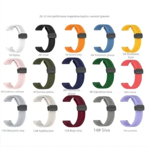 Bracelete de silicone magnetica para Xiaomi Watch S4 Sport s magnetskom kop