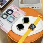 Capa protetora de silicone TPU para Apple Watch S10, iWatch 8