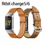 Bracelete em couro para Fitbit Charge 6