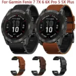 Bracelete para Garmin sat - prirodna ko, Garmin satovima