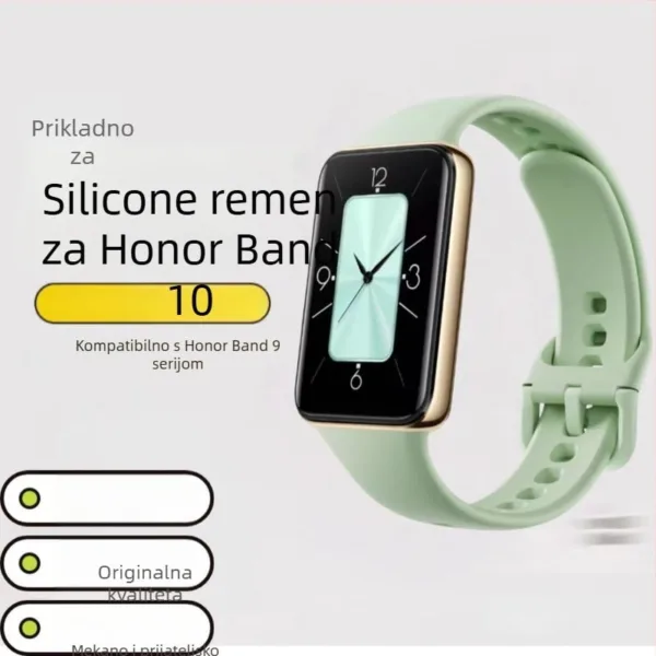 Bracelete de silicone para Honor Band 9/10 Bracelete de silicone para Honor Band 9/10
