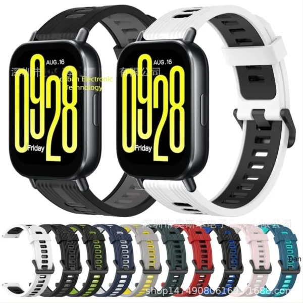 Bracelete de silicone para Redmi Watch 5 Lite Active Bracelete de silicone para Redmi Watch 5 Lite Active