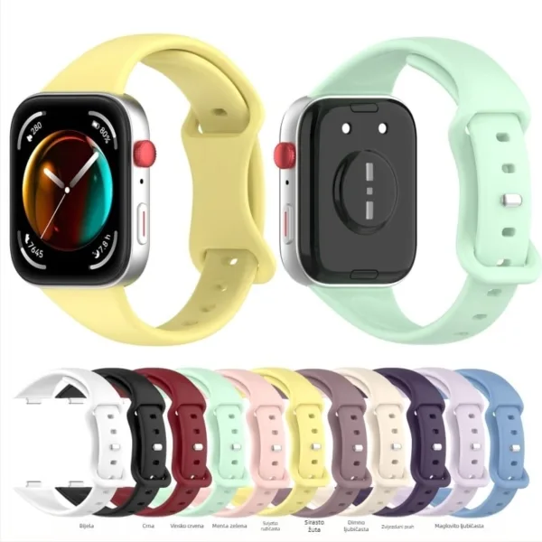 Bracelete de silicone para Huawei WATCH FIT3 sa leptir kop Bracelete de silicone para Huawei WATCH FIT3 sa leptir kop