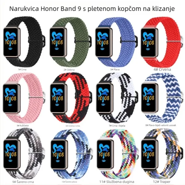 Bracelete para Honor Band 9 s kliznom kop Bracelete para Honor Band 9 s kliznom kop