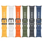 Bracelete de silicone em aco inoxidavel para Samsung Galaxy Watch 47mm s metalnom kop, Galaxy Watch 47mm s metalnom kop