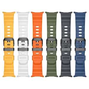 Bracelete de silicone em aco inoxidavel para Samsung Galaxy Watch 47mm s metalnom kop, Galaxy Watch 47mm s metalnom kop