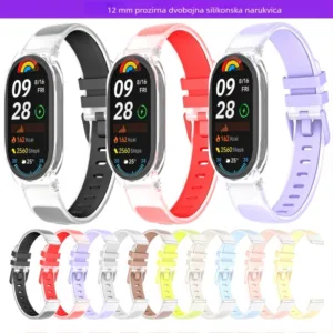 Bracelete de silicone transparente para smartwatch Xiaomi
