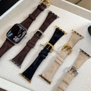 Bracelete em couro para Apple Watch