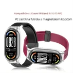 Bracelete de silicone magnetica para Mi Band 10, Mi Band 9 NFC s preklopnom kop