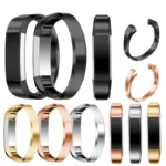 Bracelete em aco inoxidavel para Fitbit Alta HR