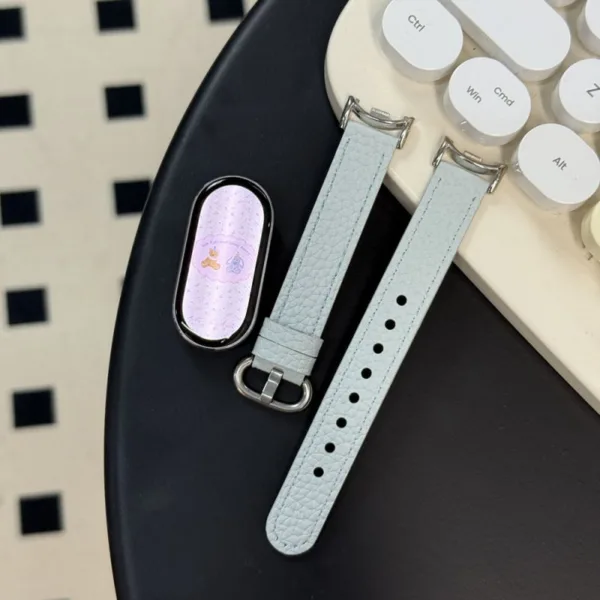 Bracelete em couro para Mi Band 10/9/NFC i Mi Band 8 Gen Bracelete em couro para Mi Band 10/9/NFC i Mi Band 8 Gen