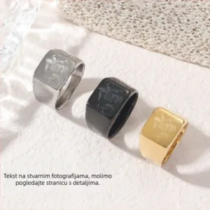 Anel de bijuteria com design moderno