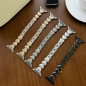 Bracelete em aco inoxidavel para iWatch s, iWatch
